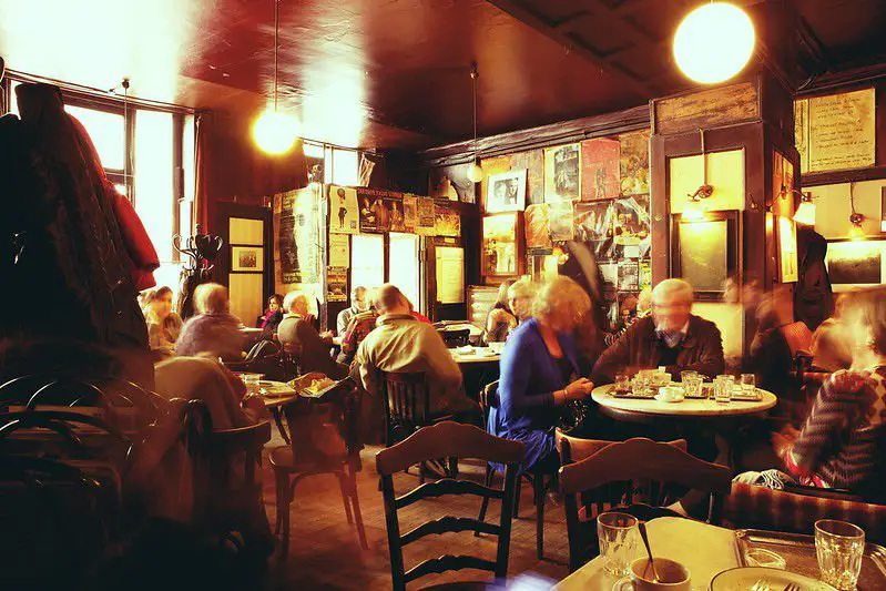 Cafe Hawelka Vienna Austria interior