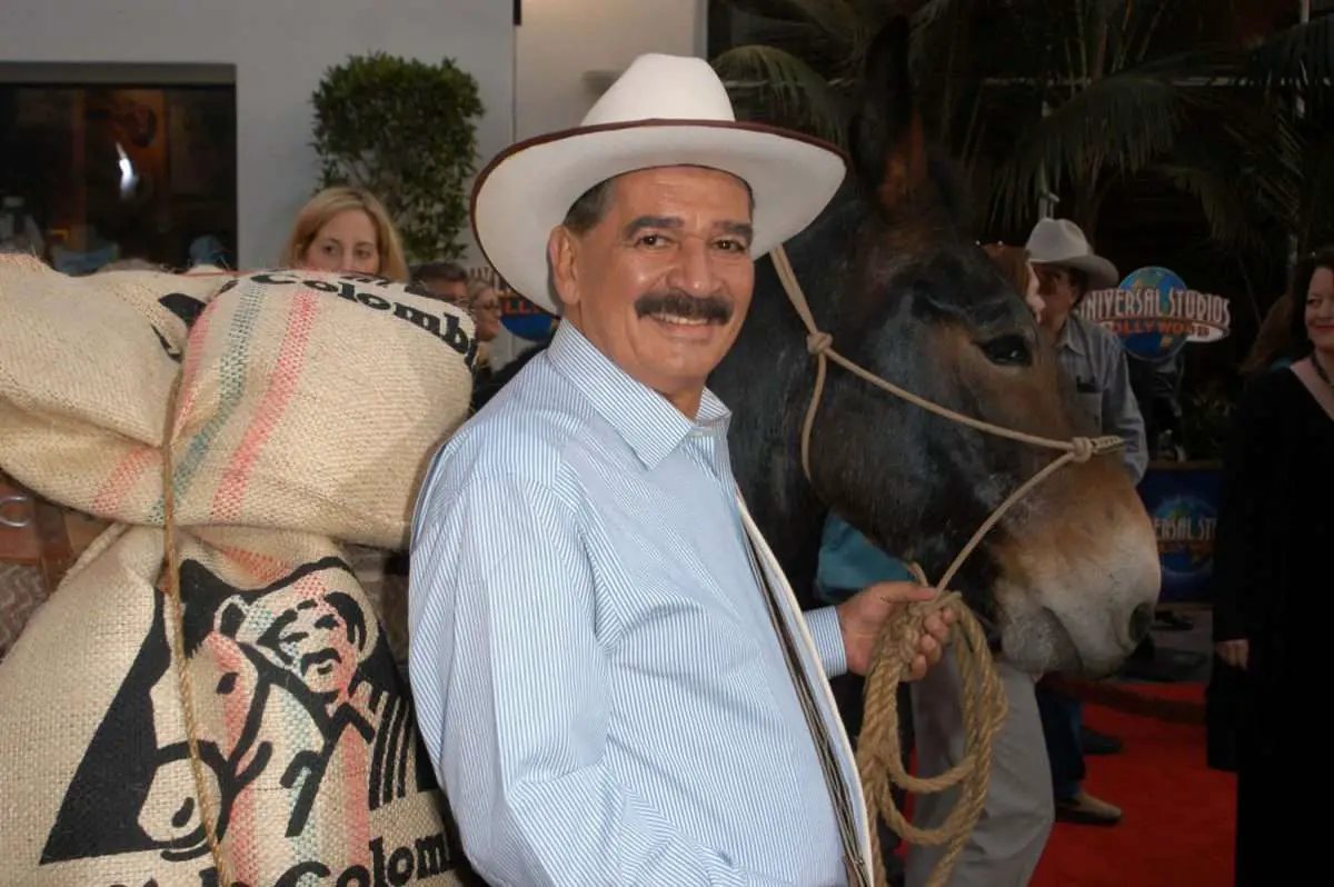 Juan Valdez promotes colombian coffee